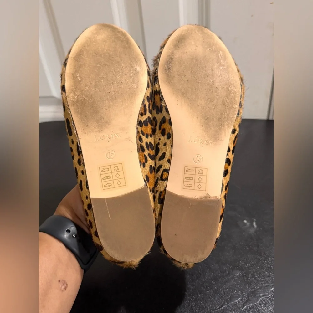 J. Crew Leopard Print Flats size 7.5